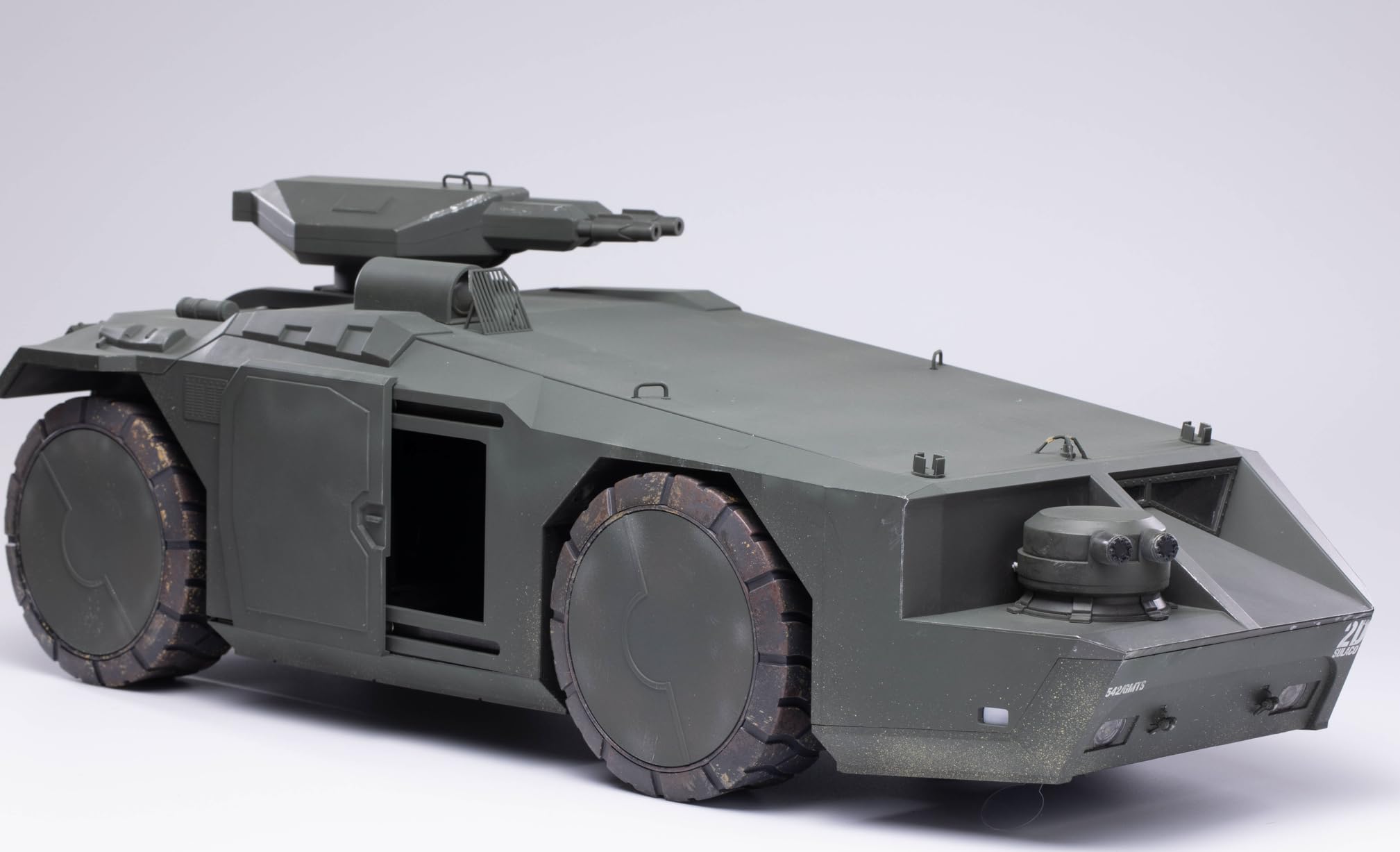 Hiya Toys Exquisite Mini Series 1/18 Scale 5 Inch Aliens Armored Personnel Carrier - Green Version Collectible Vehicle with Action Figures | Perfect for Sci-Fi Displays, Diorama Building & Action Figure Photography