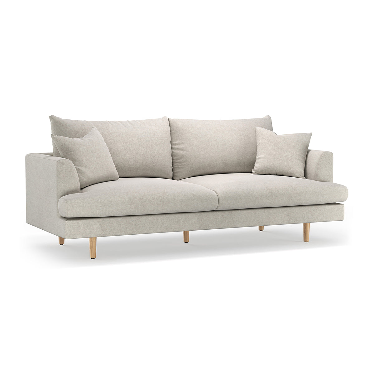 Byron Fabric 3-Seater Sofa - Comfortable Modern Living Room Couch for Small Spaces | Perfect for Apartments, Dorms & Cozy Homes