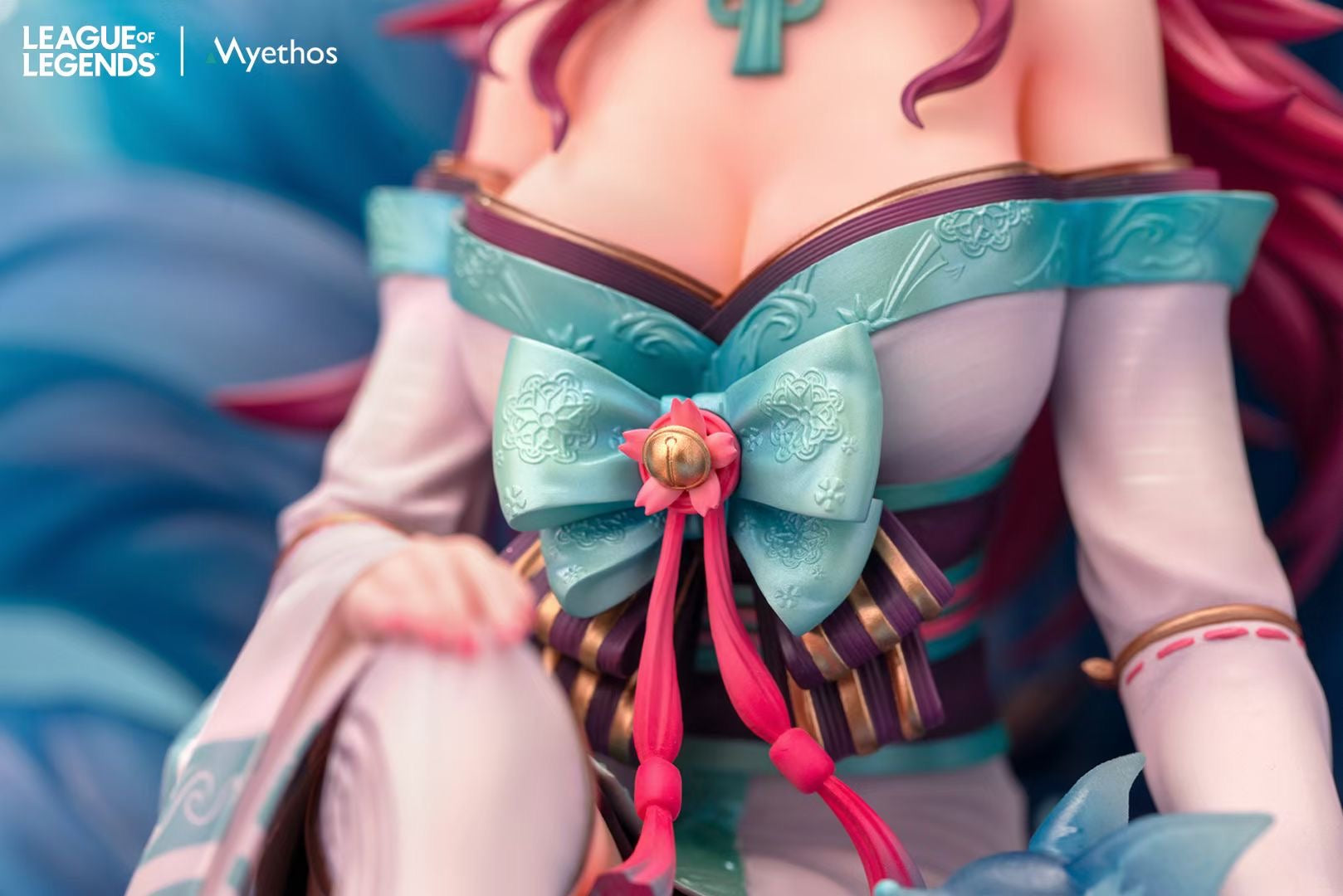 Myethos Studio League of Legends Soul Lotus Ahri Statue - Collector's Edition Anime Figure for Gamers & Fans | Perfect for Display, Gaming Room Decor, and Cosplay Inspiration