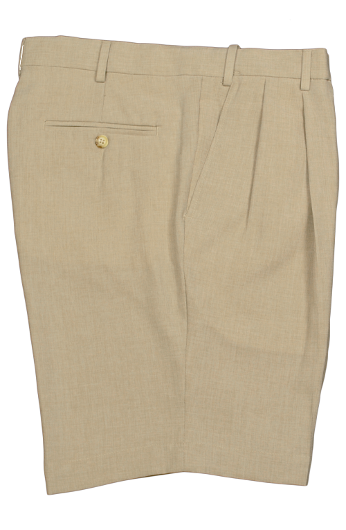 Heathered Micro/Poly Self-Sizer Pleated Long Rise Women's Casual Pants - Perfect for Work, Travel & Everyday Comfort