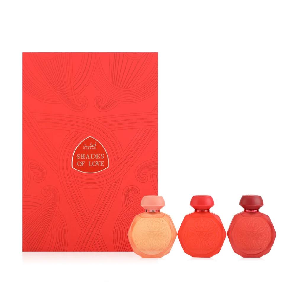 Shades of Love Perfume Set - 3 x 30ml Eau de Parfum for Women | Romantic Date Night & Special Occasion Gift