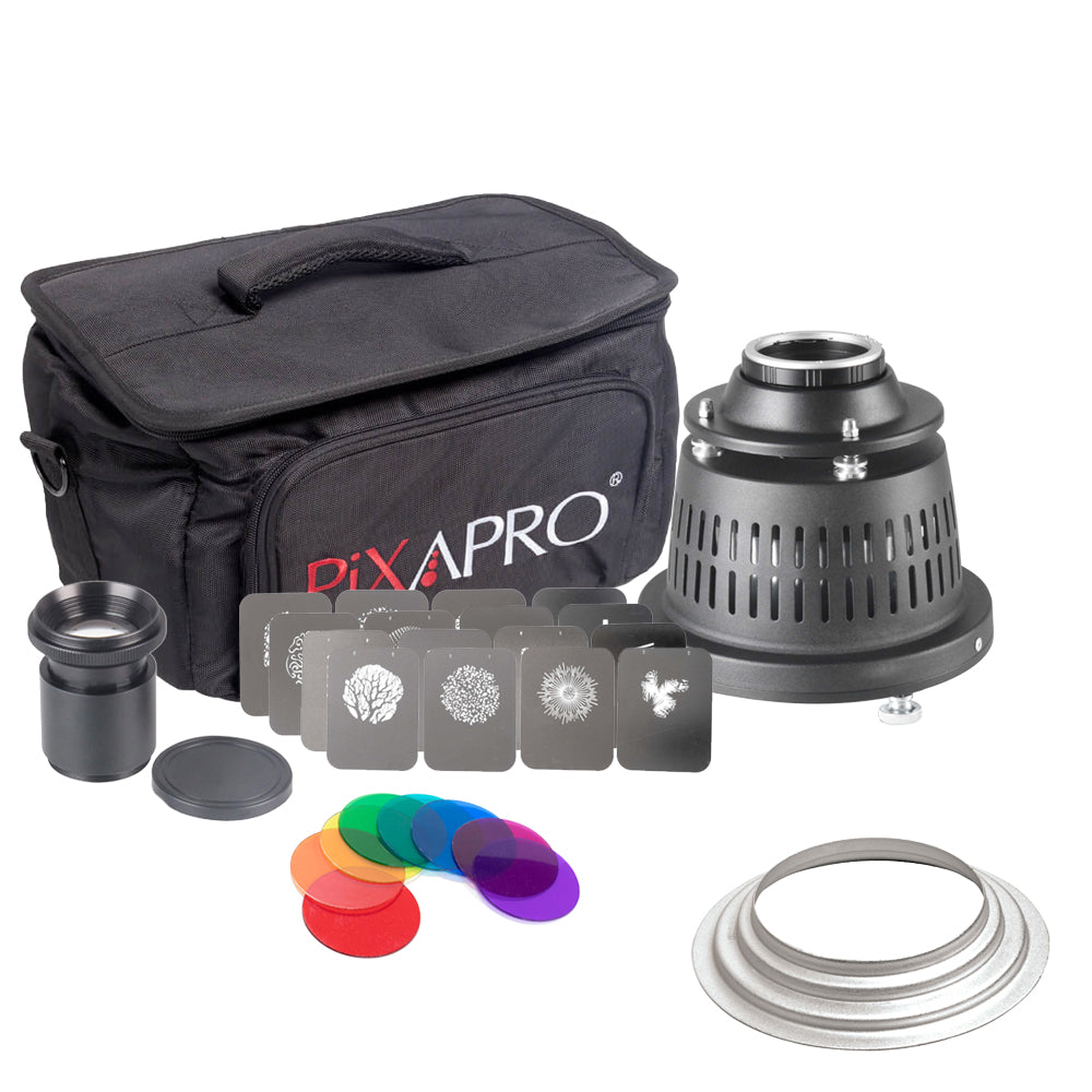 EF Mount Optical Snoot Spotlight Projector II Complete Kit for Photography & Videography - Perfect for Studio Portraits, Product Shoots, and Creative Lighting Effects