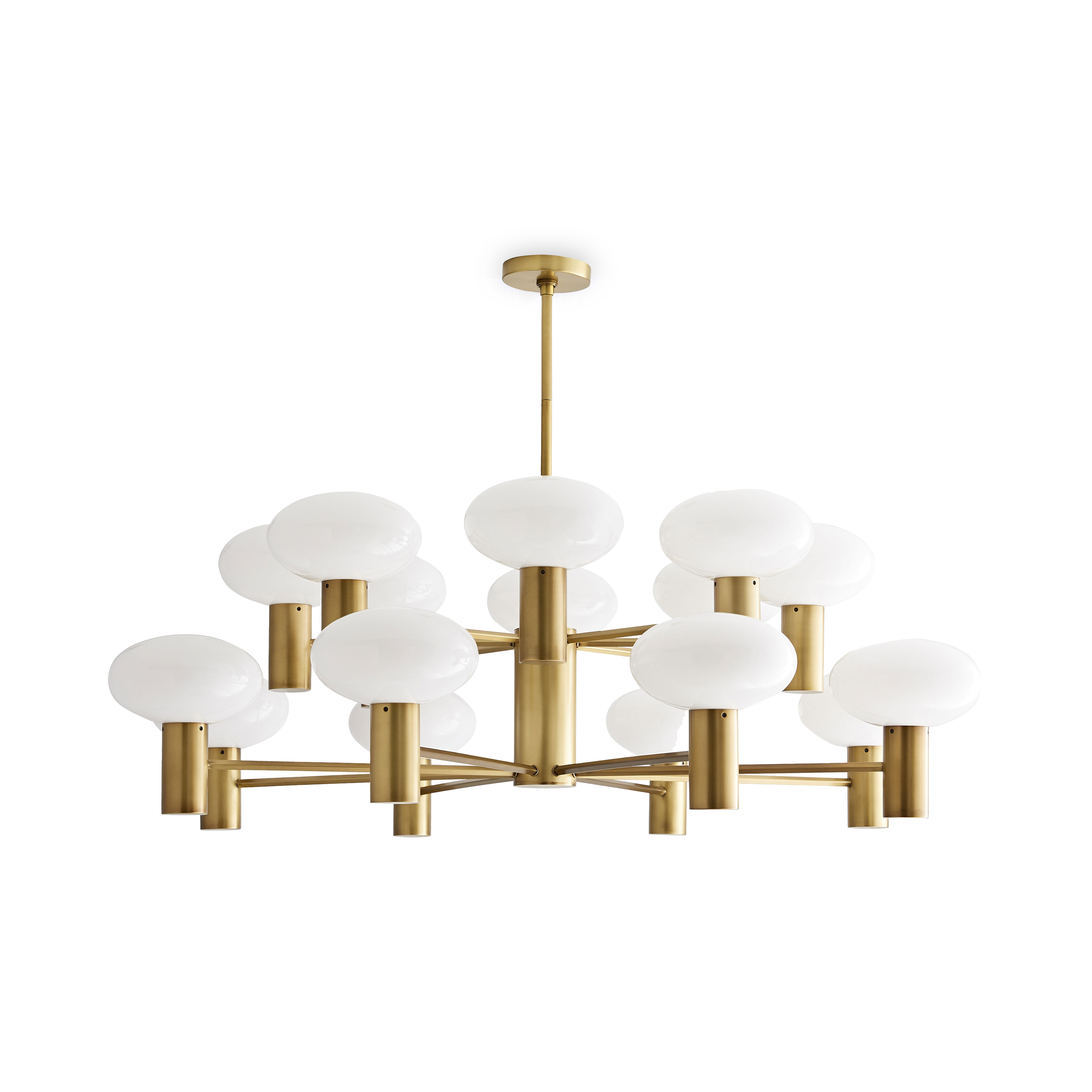 Elegant Champignon Chandelier - Modern Mushroom-Shaped Ceiling Light Fixture for Dining Room, Bedroom & Living Room Decor