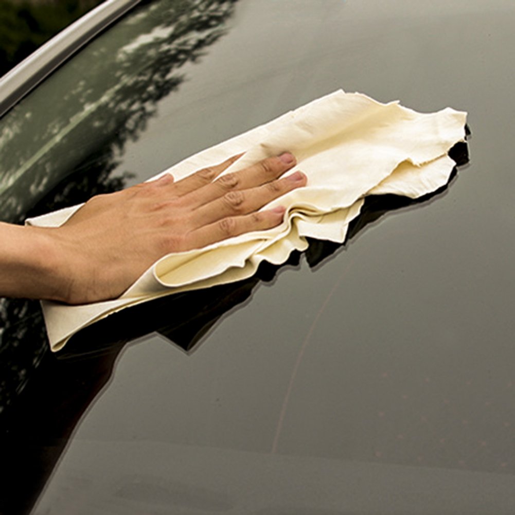 2 Pack Super Absorbent Chamois Car Drying Towels - 24