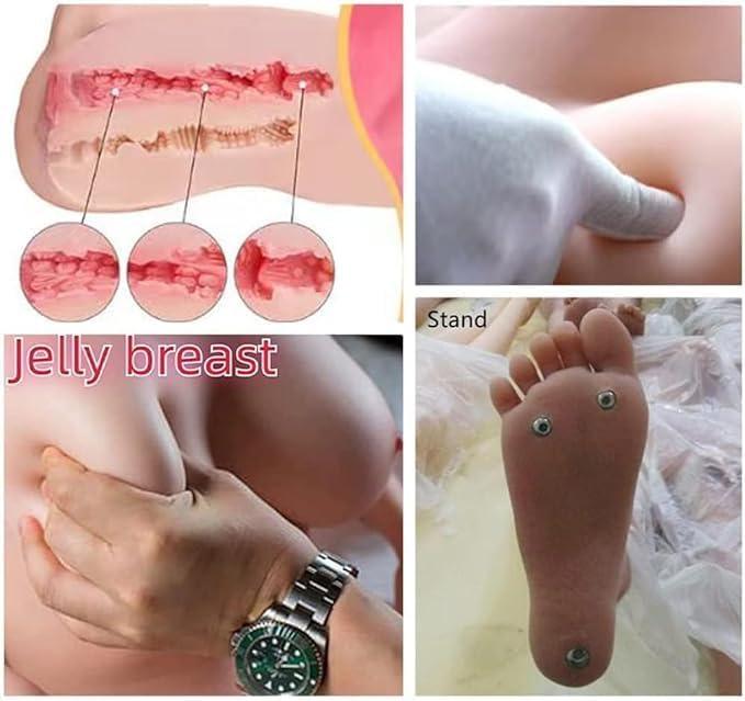 5.2ft Realistic Full Size Sex Doll - TPE & Silicone Body for Men - Lifelike Female Torso Love Doll - Adult Toy for Enhanced Intimacy - Perfect for Discreet Home Use and Fantasy Fulfillment