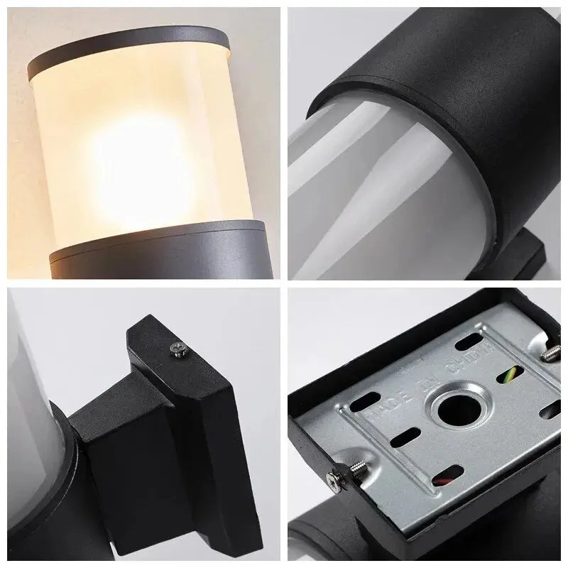 Industrial Outdoor Wall Light - Durable Waterproof Exterior Lighting for Patio, Garage & Garden - Perfect for Home Security & Landscape Illumination