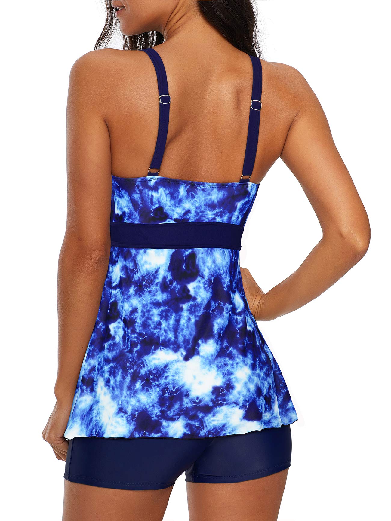 Plus Size Tankini Swimsuits for Women - Trendy Two-Piece Bathing Suits with Comfortable Fit | Perfect for Beach Vacations, Pool Parties & Summer Getaways