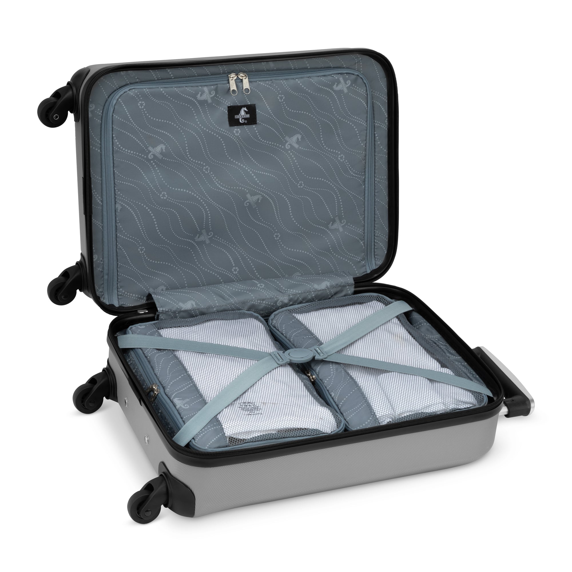 Atlantic Acclaim II Carry On Luggage - Lightweight Expandable Suitcase for Air Travel, Business Trips & Weekend Getaways | TSA Approved Spinner Luggage with USB Port