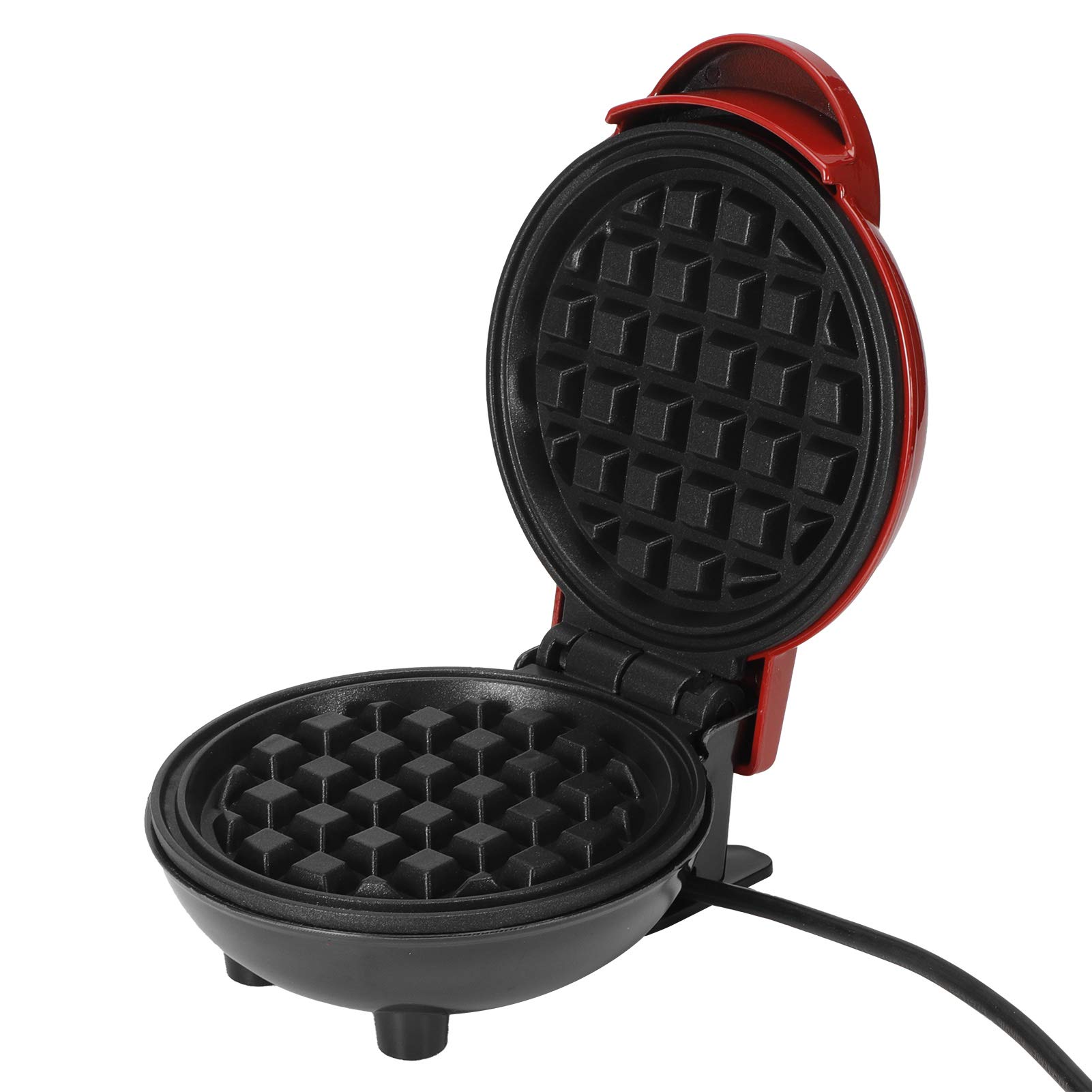 Mini Electric Waffle Maker for Breakfast - Fast Cooking Egg Cake Oven with Overheat Protection, 100V-120V US Plug - Perfect for Home, Office & Dorm Room Snacks