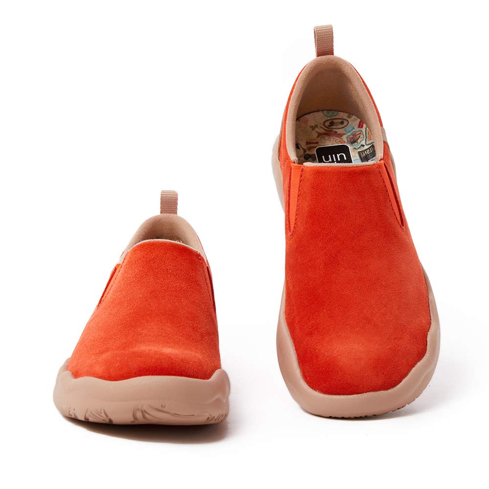 UIN Women's Walking Shoes Slip On - Lightweight Comfort Loafers & Fashion Sneakers for Casual Wear | Perfect for Travel, Work & Everyday Walking (Toledo II)