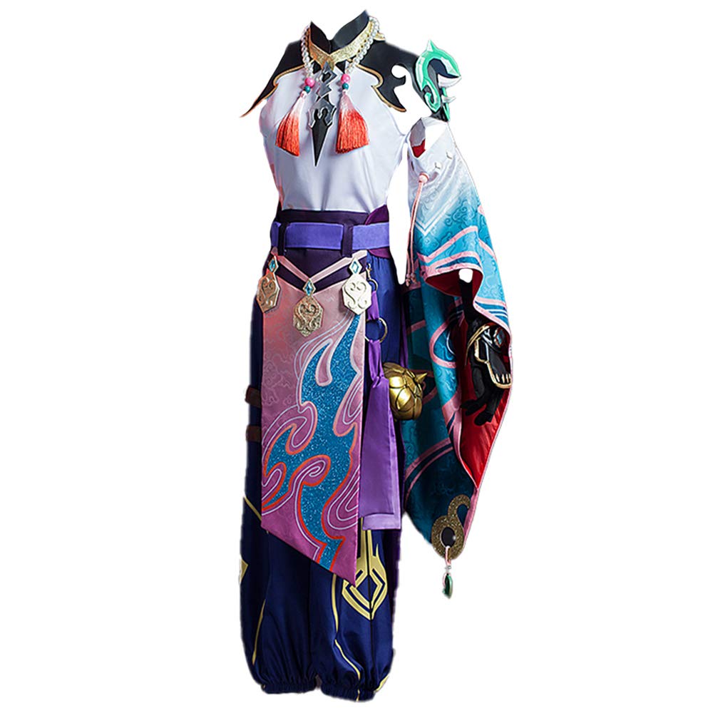 Genshin Impact Xiao Cosplay Costume - Full Outfit Set for Halloween, Anime Conventions & Role-Playing | Premium Quality Character Uniform