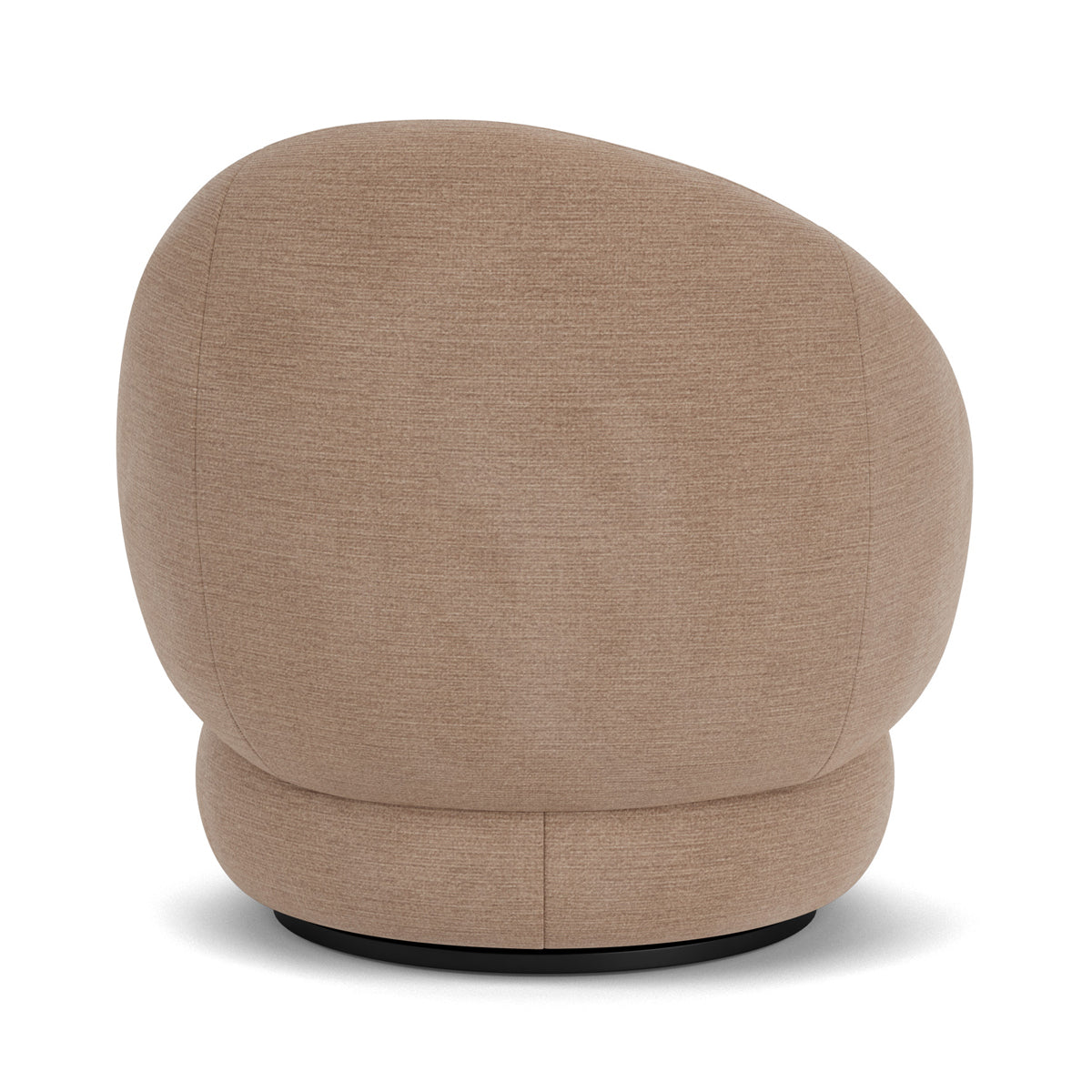 Alma Fabric Swivel Armchair - Modern Upholstered Lounge Chair with 360° Rotation, Comfortable Living Room Accent Chair for Home Office, Reading Nook, or Bedroom Relaxation