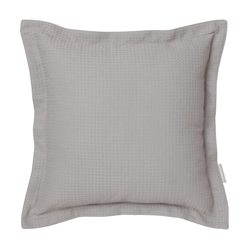 Premium Ascot Pewter Square Filled Cushion - Soft & Stylish Home Decor for Sofa, Bed, or Chair - Perfect for Living Room, Bedroom, and Office Comfort