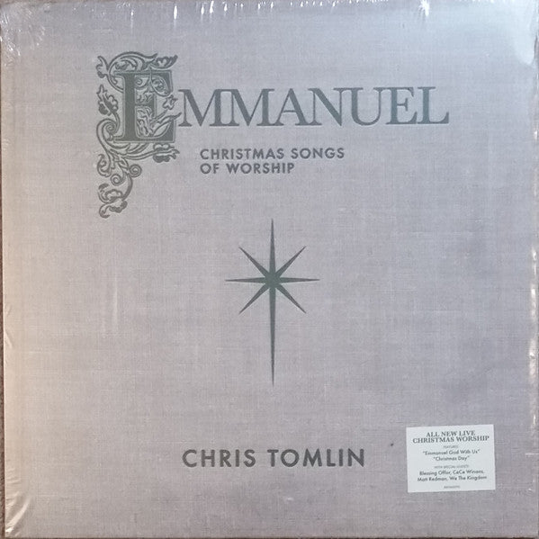 Emmanuel: Christmas Songs of Worship 1LP Vinyl Record - Perfect for Holiday Gatherings & Cozy Winter Evenings