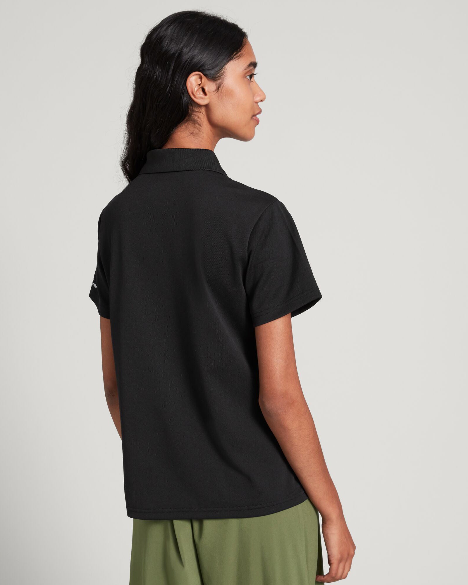Women's Vanua Polo Shirt - Soft Breathable Fabric, Comfort Fit, Classic Black Color - Perfect for Casual Wear, Golf, and Outdoor Activities