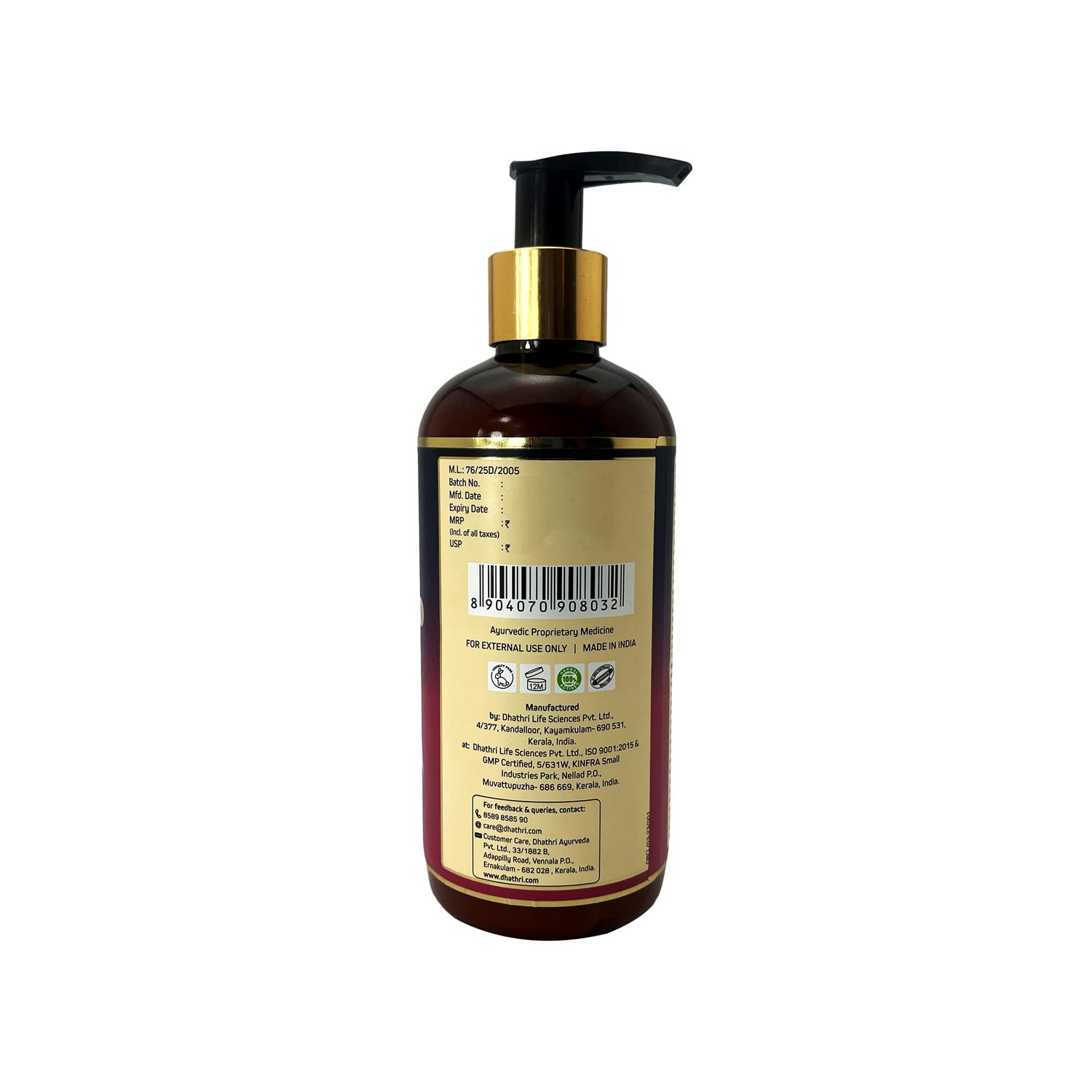 Dhathri Onion Bringa Floral Hair Conditioner for Strong & Healthy Hair – Promotes Hair Growth & Reduces Hair Fall with Onion & Bringa Extracts | Thick, Shiny, Frizz-Free Hair Treatment | 300ml (1 Count) | Ideal for Daily Hair Care & Damaged Hair Repair