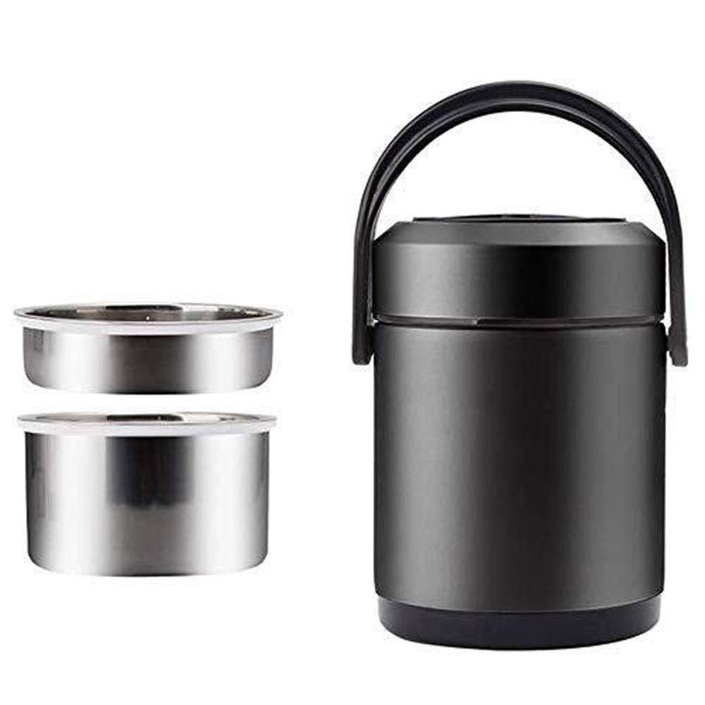 Eco-Friendly Stainless Steel Vacuum Insulated Lunch Box - 1.6L Leakproof Bento Box for Hot/Cold Food | Perfect for School, Office & Outdoor Activities | Keeps Meals Fresh for Hours | Ideal for Meal Prep, Picnics & Commuting