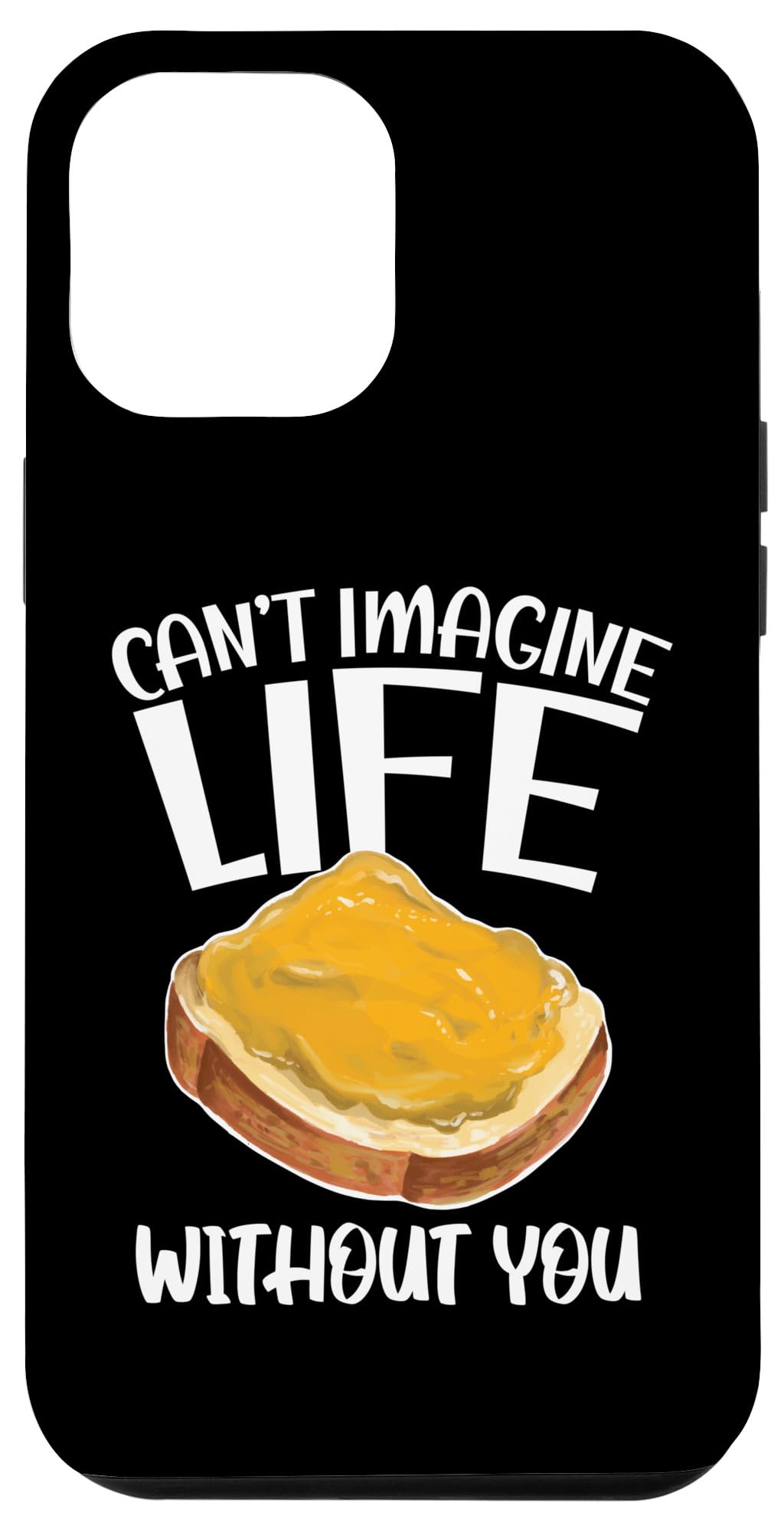 iPhone 12 Pro Max Protective Case with Nutty Peanut Butter Design - Durable Slim Cover for Everyday Use, Perfect for Work, Travel & School
