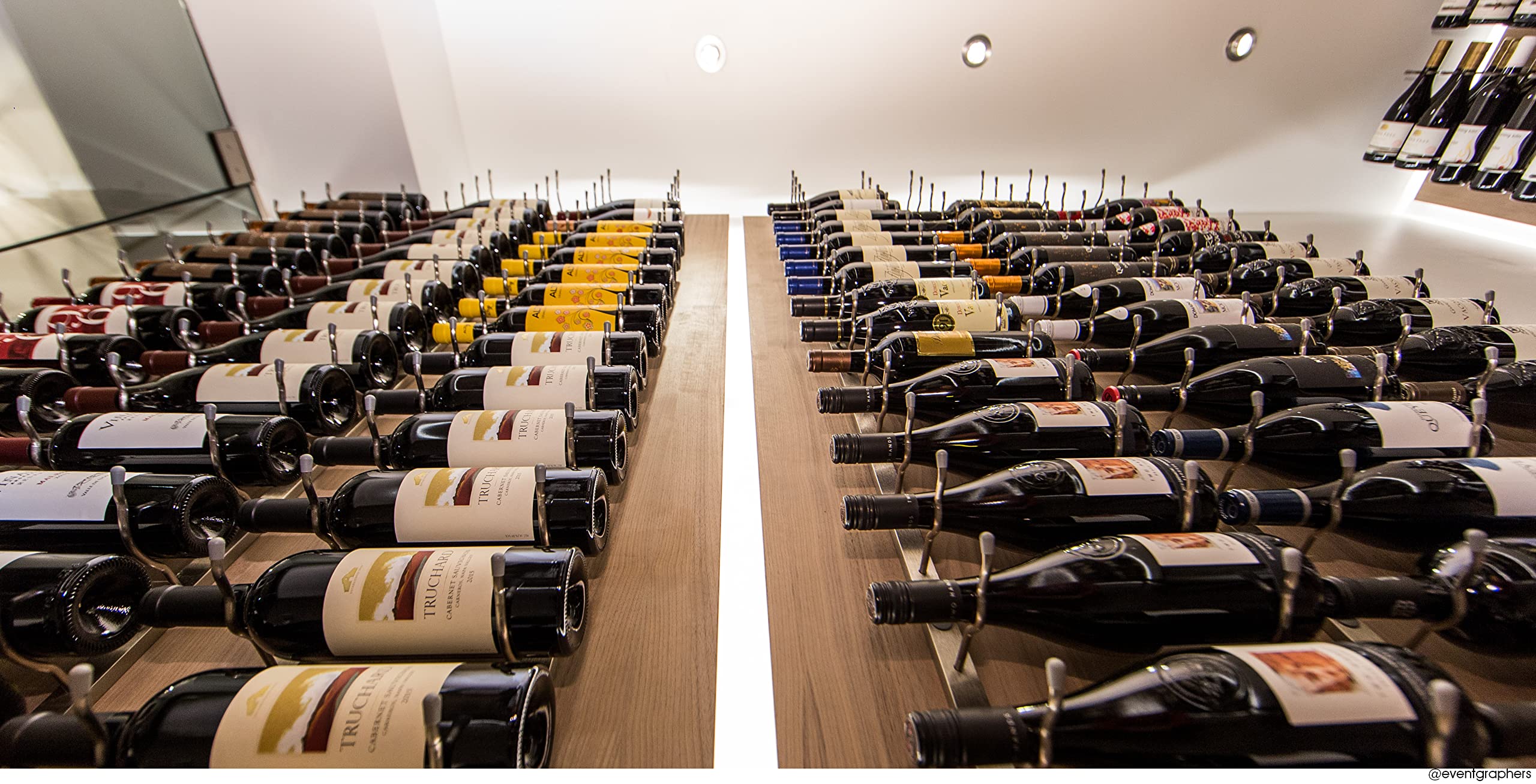 W Series Pro 6-Bottle Wall Mounted Wine Rack - Modern Metal Wine Storage with 18-Bottle Capacity (Matte Black) - Perfect for Kitchens, Dining Rooms & Small Spaces