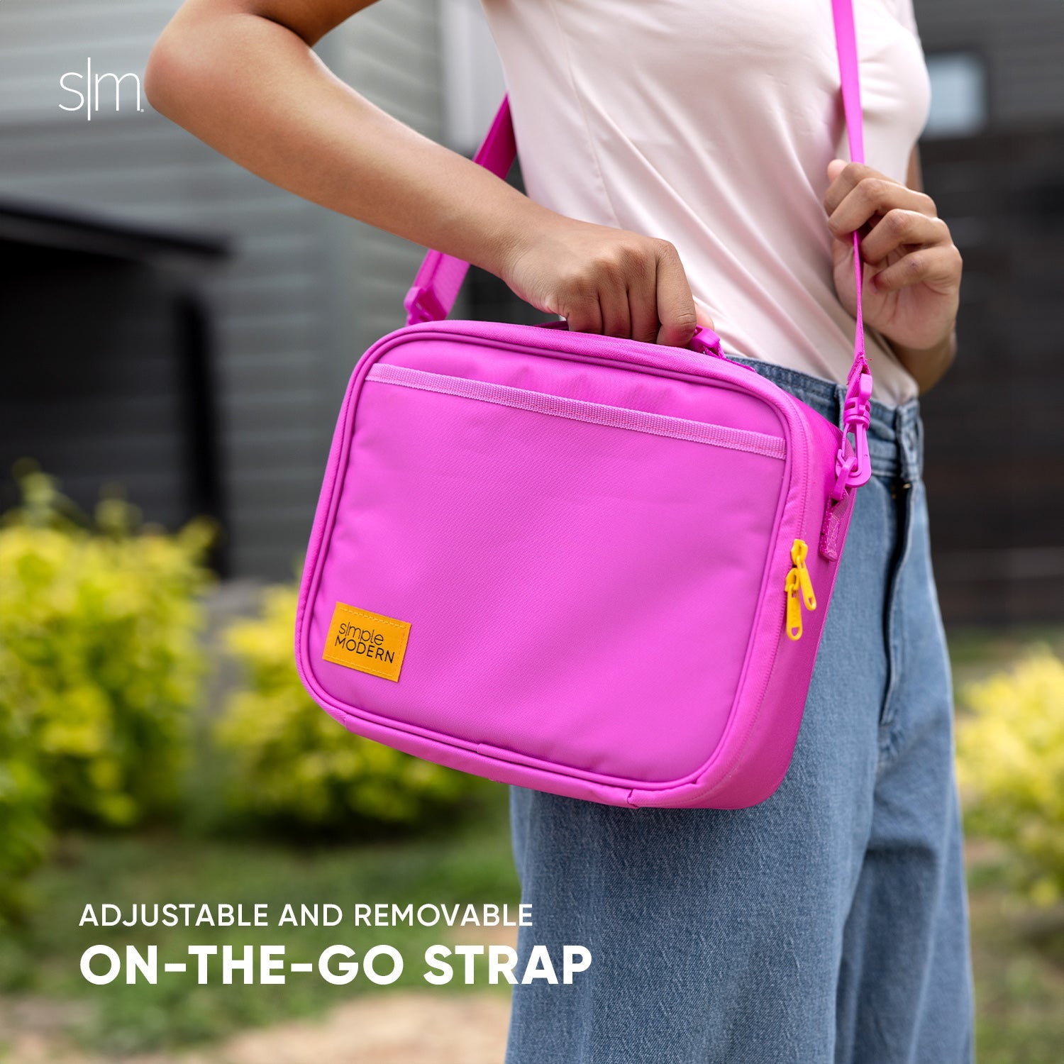 Hadley Insulated Lunch Bag with Adjustable Shoulder Strap - Leakproof & Durable for Work, School & Picnics