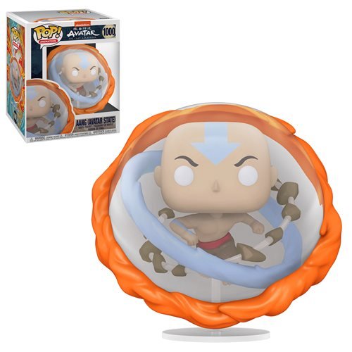 Avatar The Last Airbender Pop! Vinyl Figure - Aang with All 4 Elements (6-Inch Collectible) | Perfect for Anime Fans, Gift for Collectors & Home Decor
