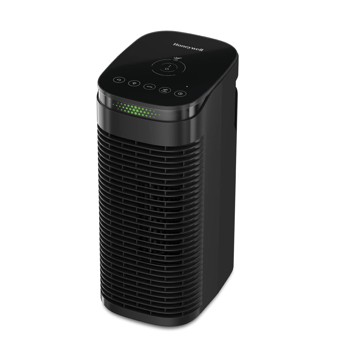 Honeywell InSight HEPA Air Purifier for Medium Rooms up to 100 sq ft - Removes Wildfire Smoke, Pollen, Pet Dander & Dust - with Air Quality Sensor & Auto Mode - Black (HPA080) - Perfect for Bedrooms, Offices and Allergy Relief