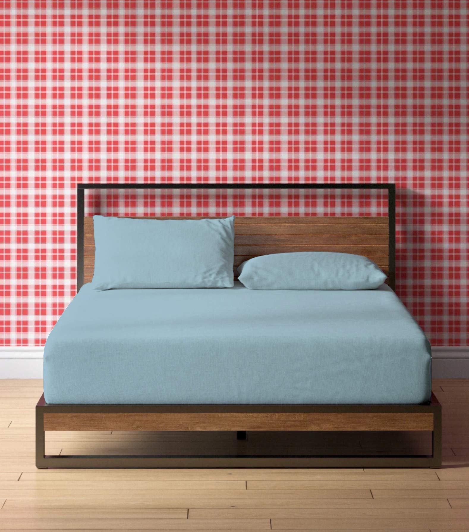 Premium 100% Organic Cotton Bed Sheets Set - 800 Thread Count Sateen Weave - Deep Pocket 10-15