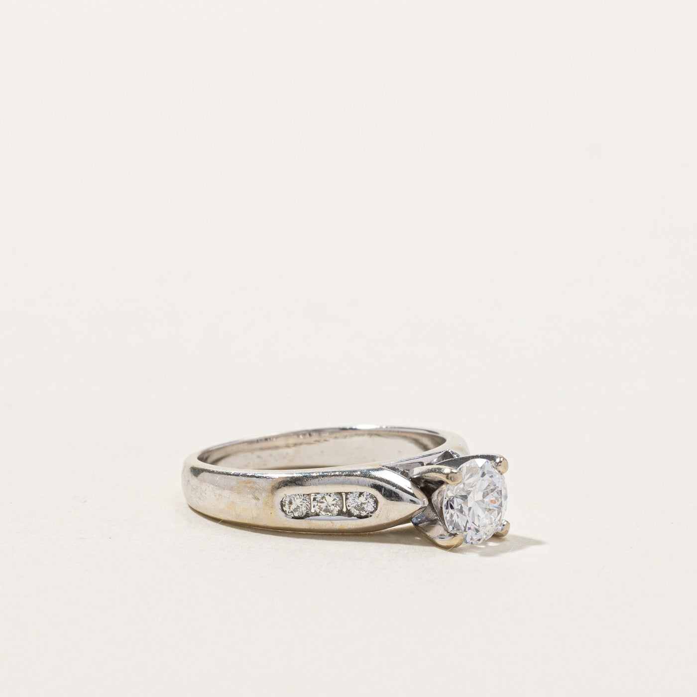 0.89ctw SI1 E High Set Diamond Engagement Ring - Size 6 | Sparkling Solitaire Wedding Band for Proposals, Anniversaries & Bridal Jewelry Gifts
