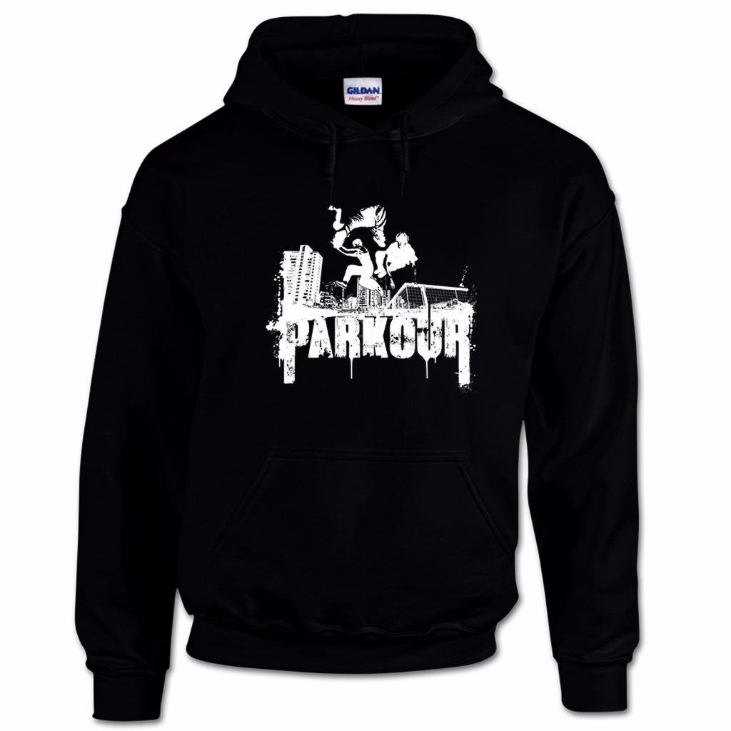 Bang Tidy Men's Performance Hoodie for Parkour, Free Running & Urban Climbing - Lightweight Stretch Athletic Jacket for Training & Outdoor Adventures