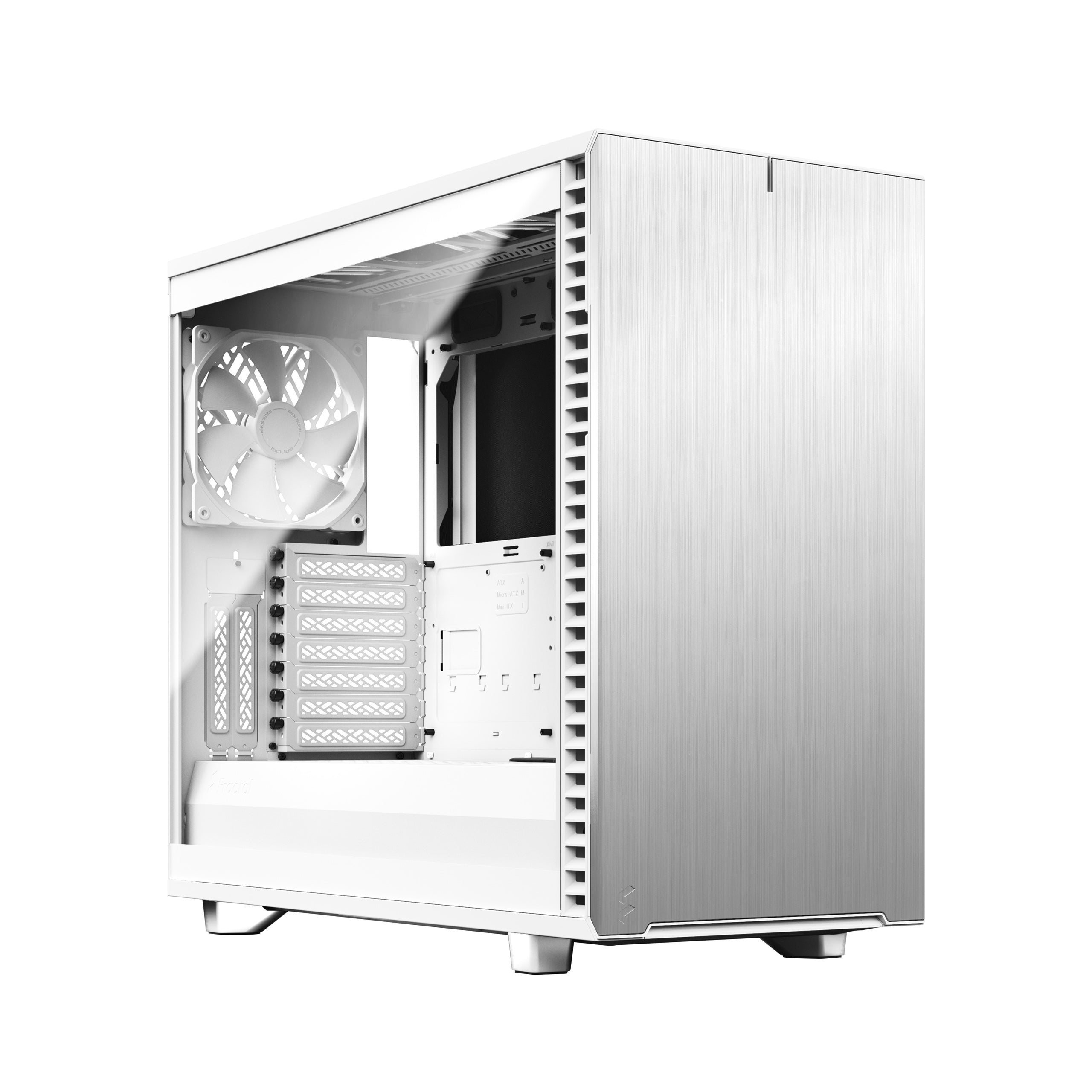 Fractal Design Define 7 E ATX Mid Tower PC Case - Solid & Tempered Glass Panels Options for Gaming & Workstation Builds | Perfect for High-End Gaming Rigs, Content Creation & Silent PC Setups