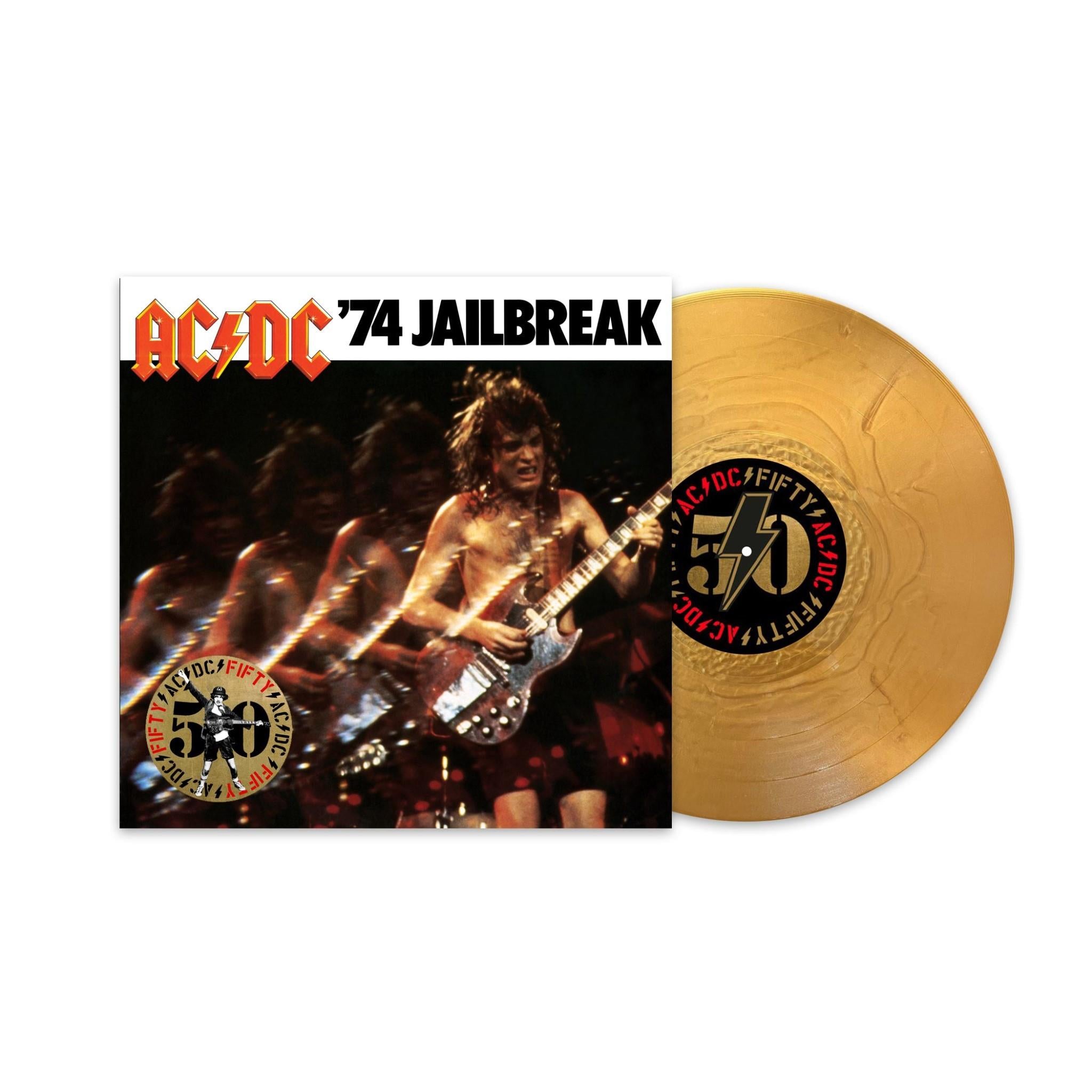 74 Jailbreak - Limited Edition 180g Gold Nugget Vinyl Record | Classic Rock Collectible for Audiophiles & Music Lovers - Perfect for Home Listening, DJ Sets, and Vinyl Collections