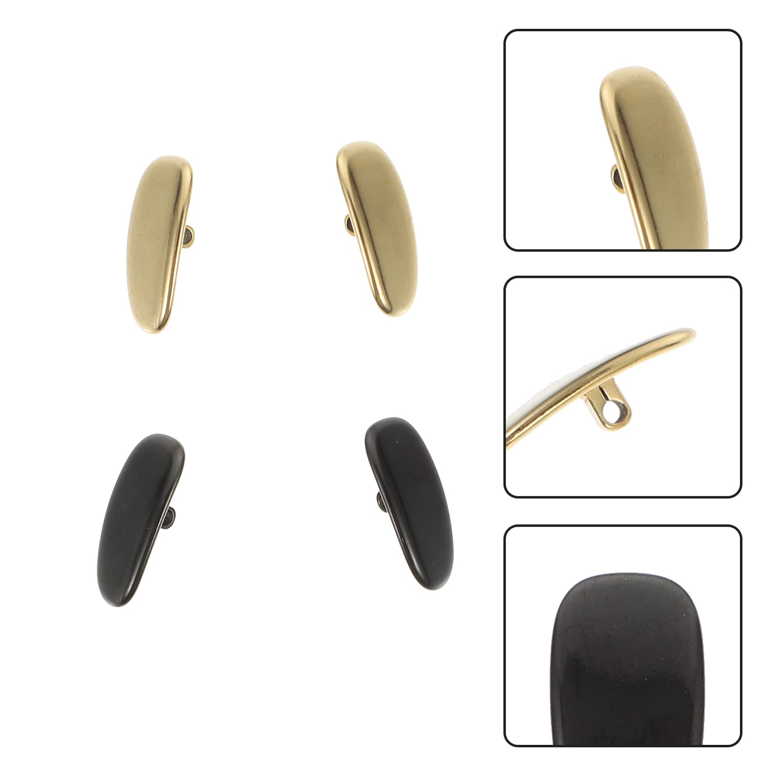 2 Pack Anti-Slip Eyeglass Nose Pads - Soft Silicone Nose Cushions for Comfortable Glasses Wear - Perfect for Reading, Driving & Daily Use