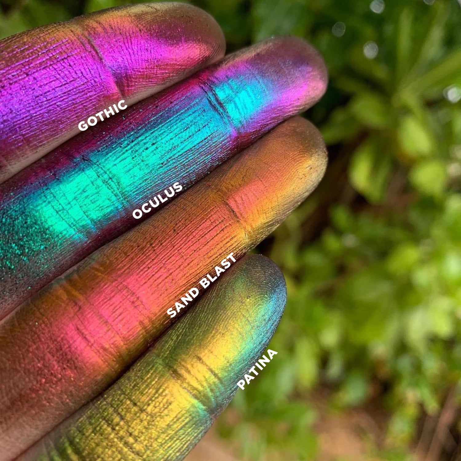 Oculus Jewelled Multichrome Eyeshadow Palette - Long Lasting Pigmented Makeup for Party, Cosplay & Special Occasions