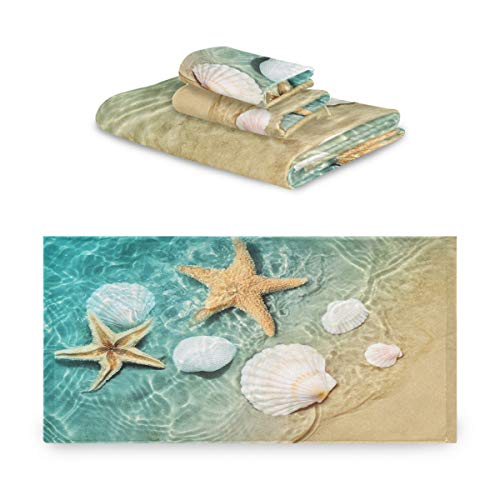 Summer Beach Starfish and Seashell