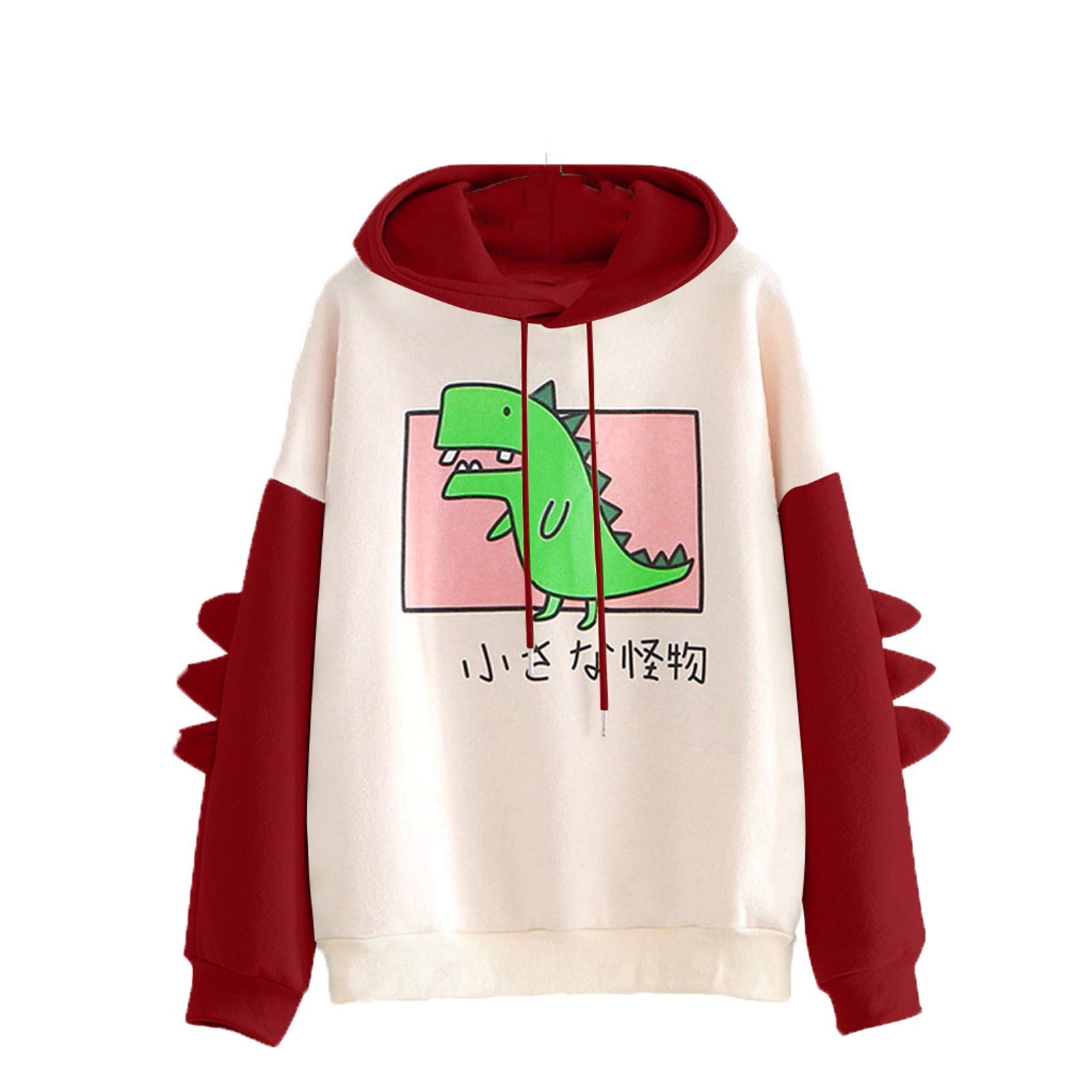 TARIENDY Women's Dinosaur Hoodie - Stylish Long Sleeve Pullover for Teen Girls & Juniors, Cute Graphic Sweatshirt for Casual Wear & Outdoor Adventures