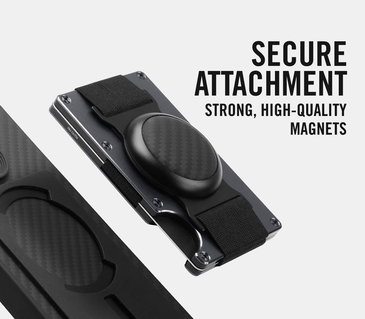 Ridge Wallet for MagSafe - Slim RFID Blocking Minimalist Wallet - Burnt Titanium - Perfect for Everyday Carry & Travel Accessories