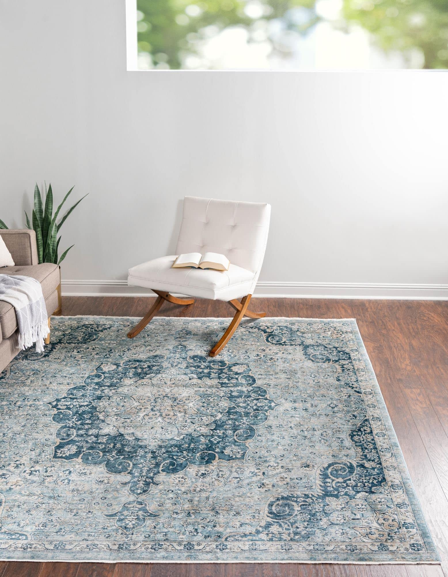 Unique Loom Newport Collection Area Rug - Elms Square 10'2