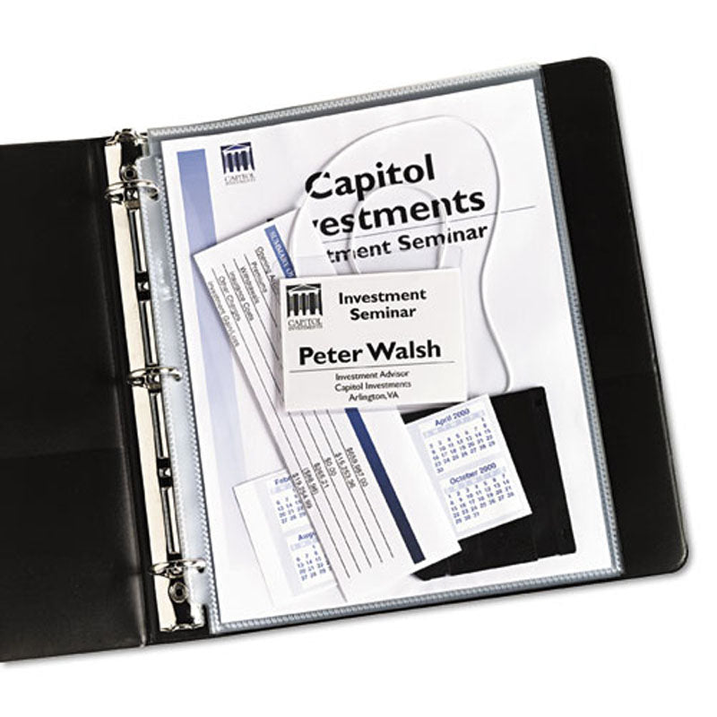 Heavyweight Sheet Protectors Letter Size - 25 Pack Crystal Clear for Documents, Photos & Presentations - Secure & Durable for Office, School & Home Organization