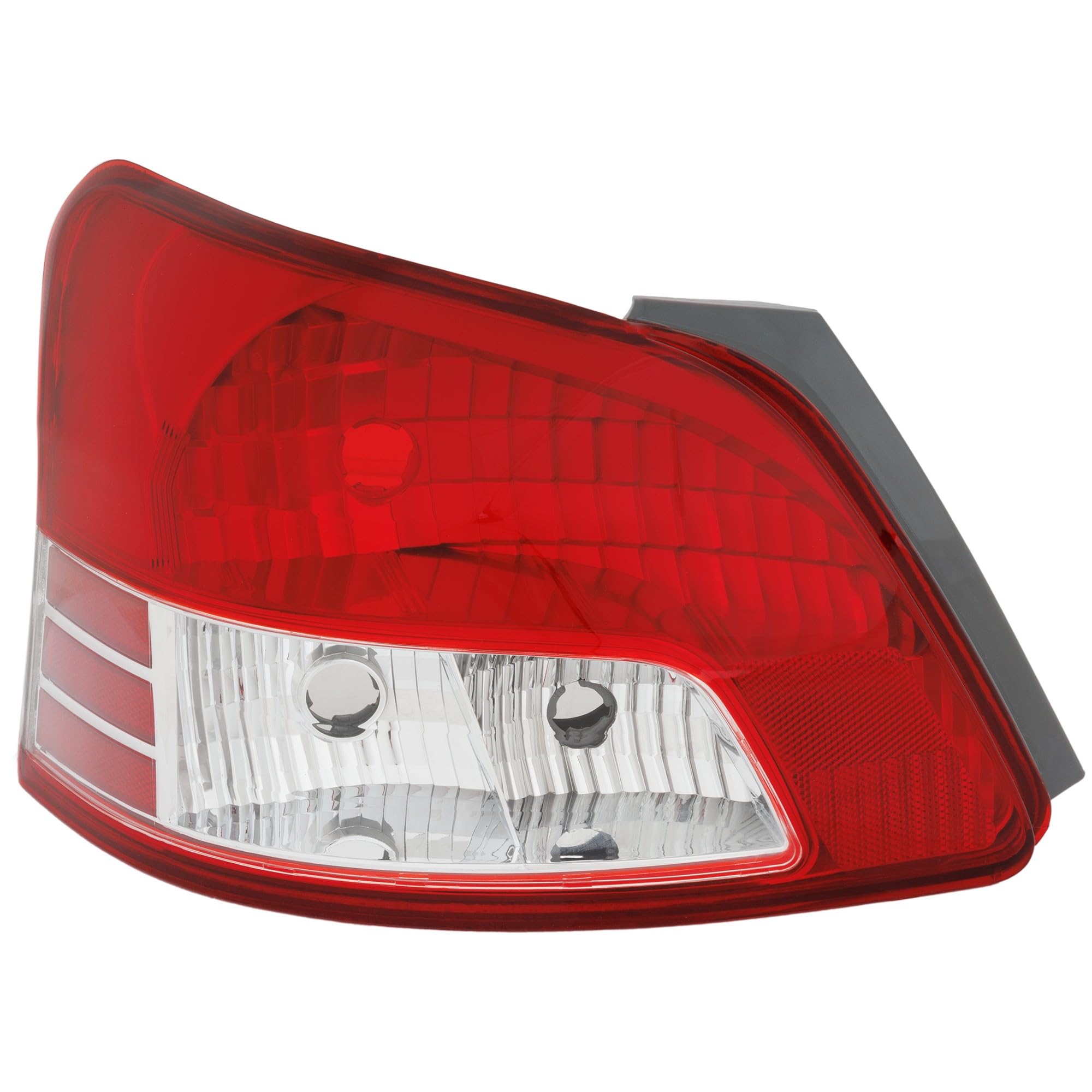 Go-Parts CAPA-Certified Replacement Tail Lights Pair for 2007-2012 Toyota Yaris Sedan - Left & Right Side Lamps with Lens & Housing (Non-Sport Package) | Perfect for Night Driving Safety & Vehicle Restoration Projects