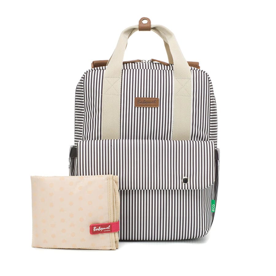 Babymel Georgi Eco-Friendly Vegan Leather Diaper Backpack - Stylish & Spacious Baby Bag for Moms, Perfect for Travel, Daycare & On-The-Go Parenting
