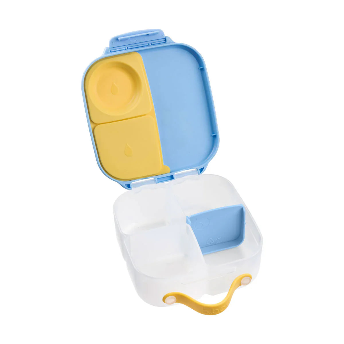 b.box MINI Lunch Box for Kids - Insulated, Leak-Proof & BPA-Free | Bluey Themed Lunch Container for School, Picnics & Travel (Blue)