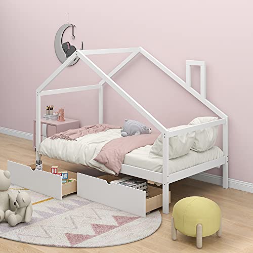 White + Pine + Twin Size