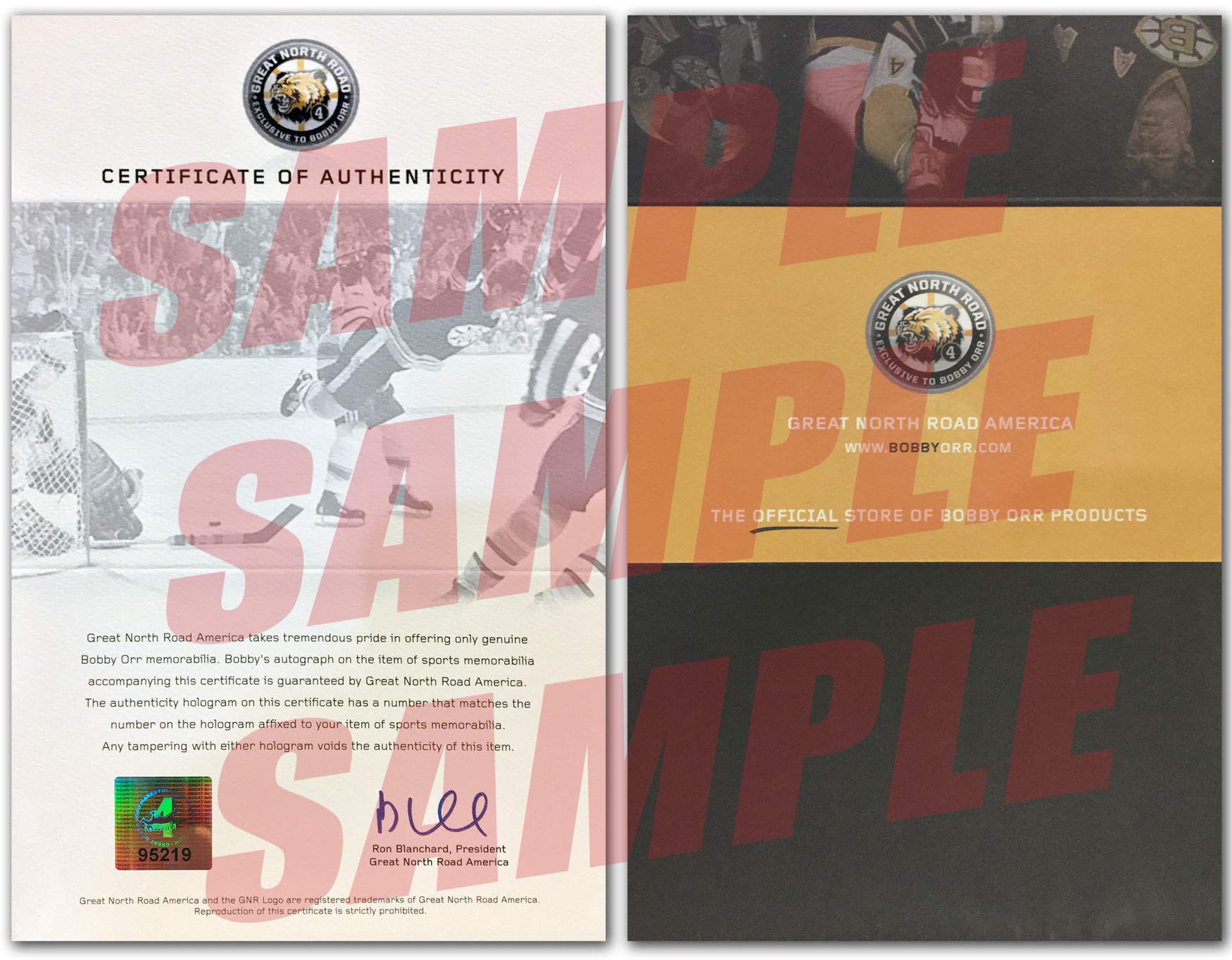 Bobby Orr Autographed Boston Bruins Hockey Puck - Signed NHL Memorabilia for Hockey Fans & Sports Collectors - Perfect for Display Cases, Man Caves & Gift Giving