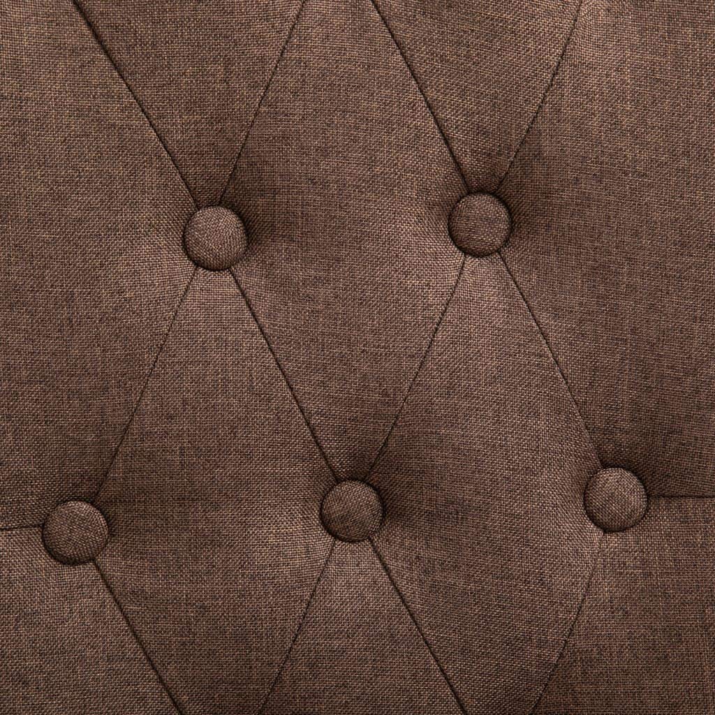 Dining Chairs Set of 4 - Comfortable Brown Fabric Kitchen Chairs for Dining Room, Living Room, Bedroom, Restaurant - Perfect for Home & Commercial Use