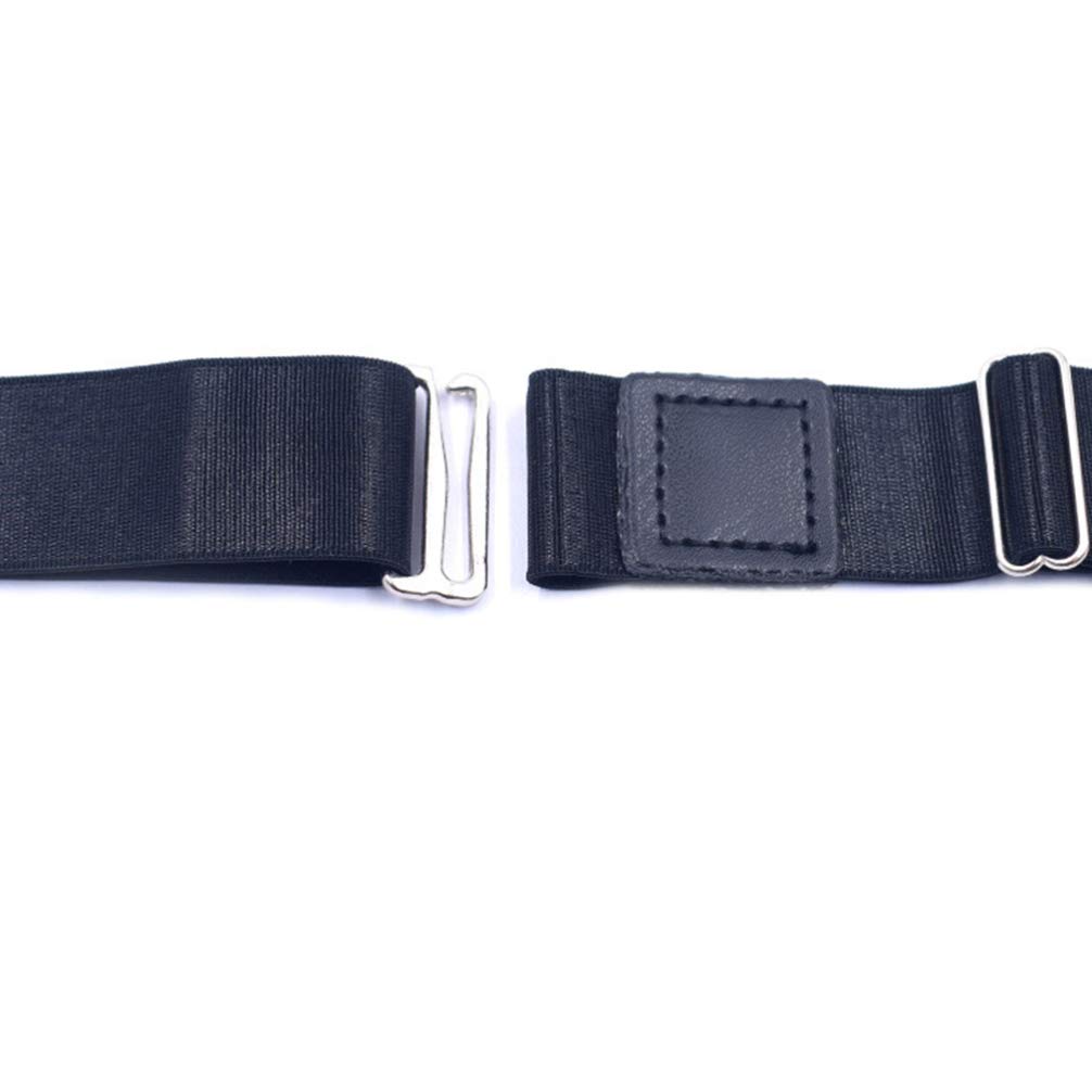 Healifty Men's Shirt Stays Belt - Premium Shirt Keeper for Dress Shirts, Secure Shirt Lock Tucker for Men & Women - Perfect for Office Wear, Formal Events & Business Attire
