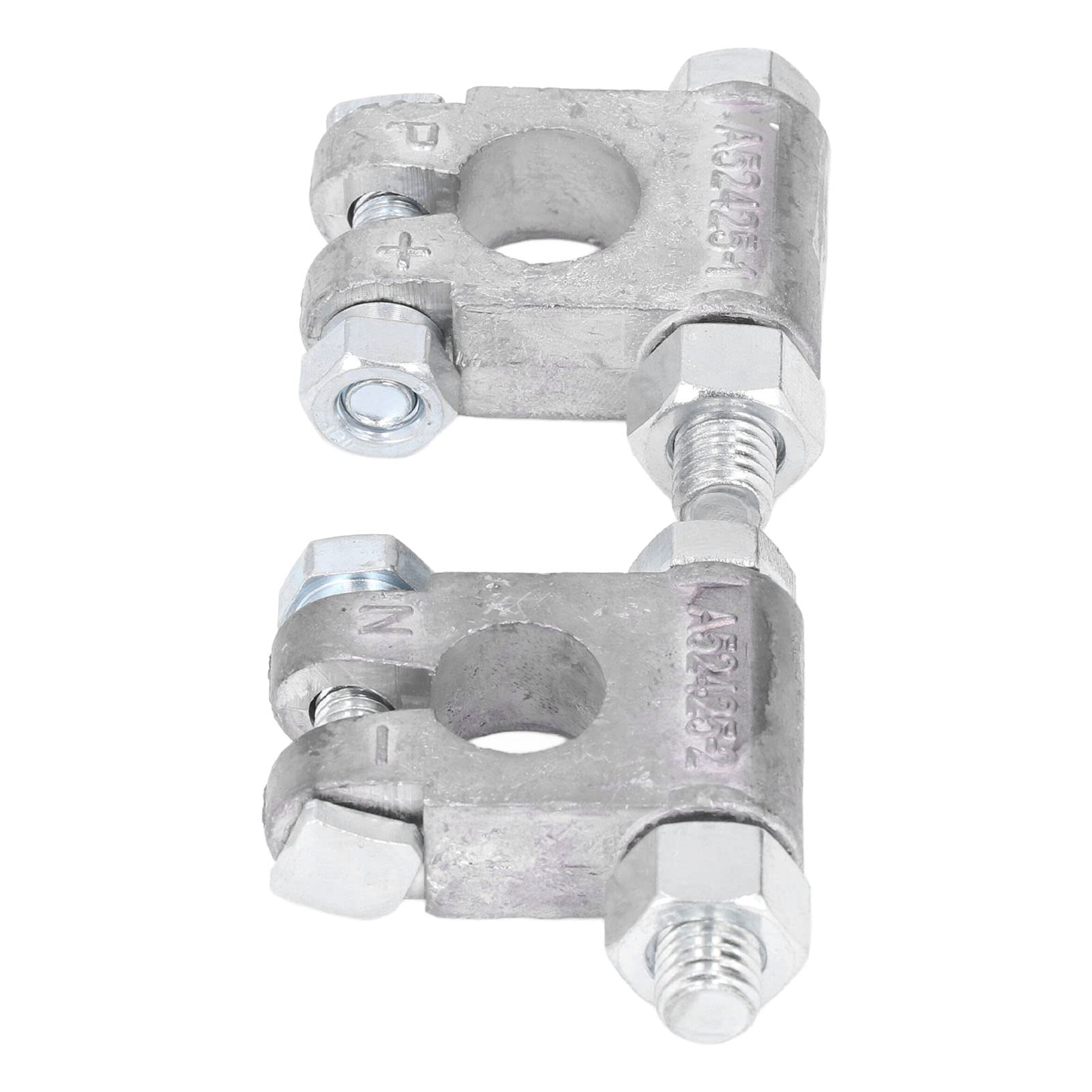 Heavy Duty Battery Terminal - High Strength & Highly Conductive Universal Battery Connector (2 Pack) for Cars, Trucks & RVs - Perfect for Off-Road, Fleet Maintenance & Emergency Vehicle Repairs