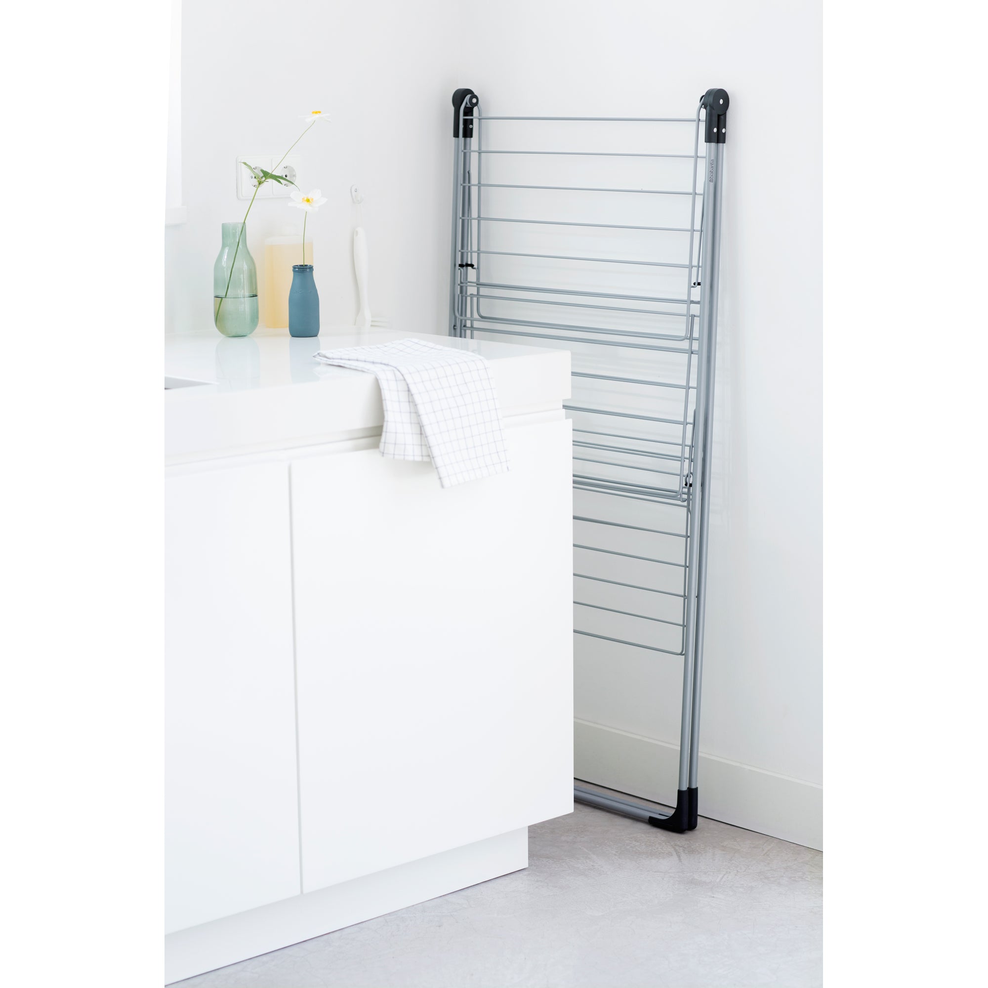 23 Meters Foldable Drying Rack Tower - Space Saving Laundry Clothes Hanger for Indoor & Outdoor Use - Perfect for Apartments, Camping, and Small Spaces