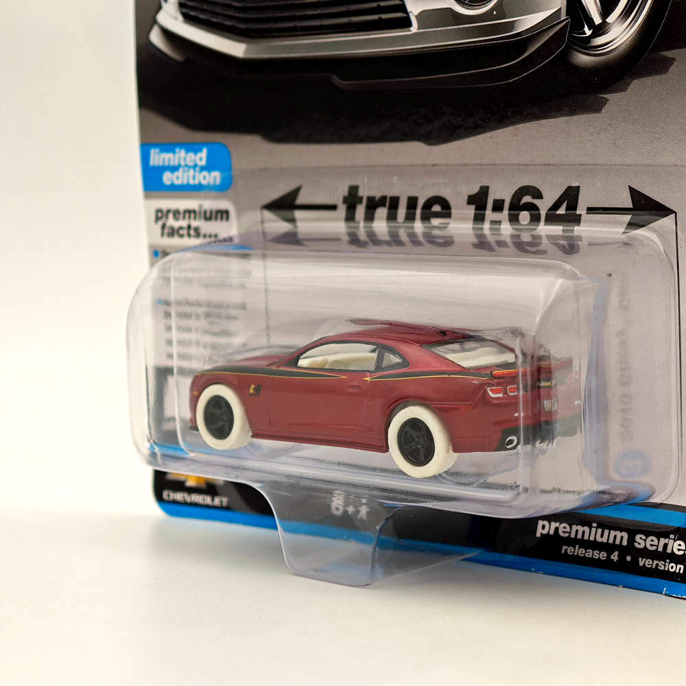 1/64 Scale 2010 Chevy Camaro Hurst Edition Red Diecast Model Car - Collectible Toy Vehicle for Display, Gifts & Racing Scenes