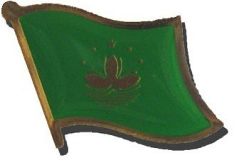 12 Pack Macao China Country Flags & Signs - Bike Hat Cap Lapel Pin for Cycling, Travel, and Patriotic Events