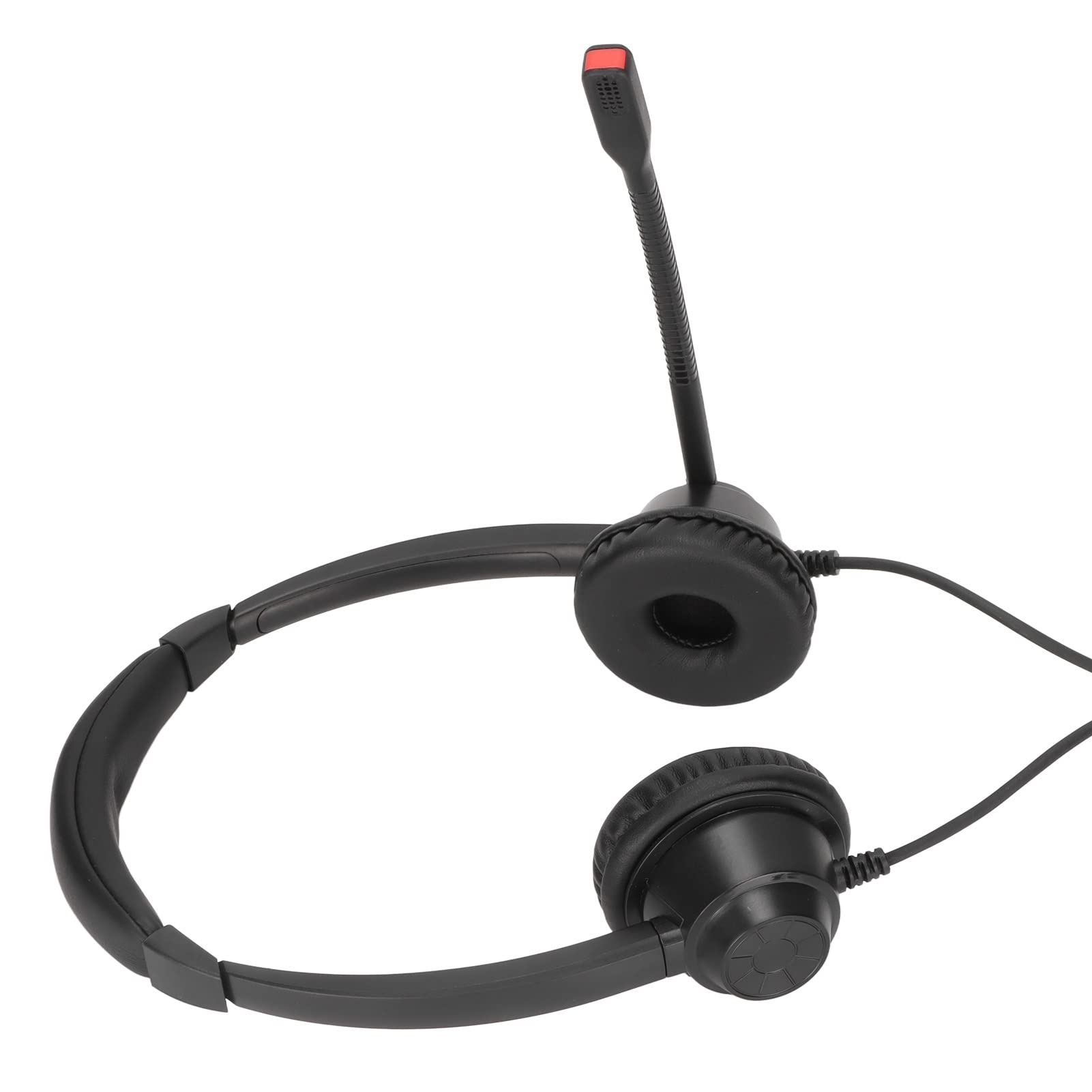 Office Phone Headset with Long Cable & HD Microphone - RJ9 Comfortable Headset for Call Center & Telemarketing - Ideal for Business Communications & Customer Service